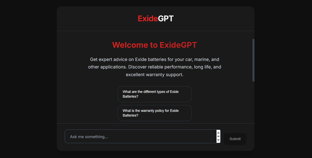 Exide-batter-ai-agent